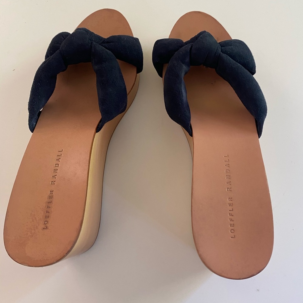 Loeffler Taylor Randall Wedge Mules